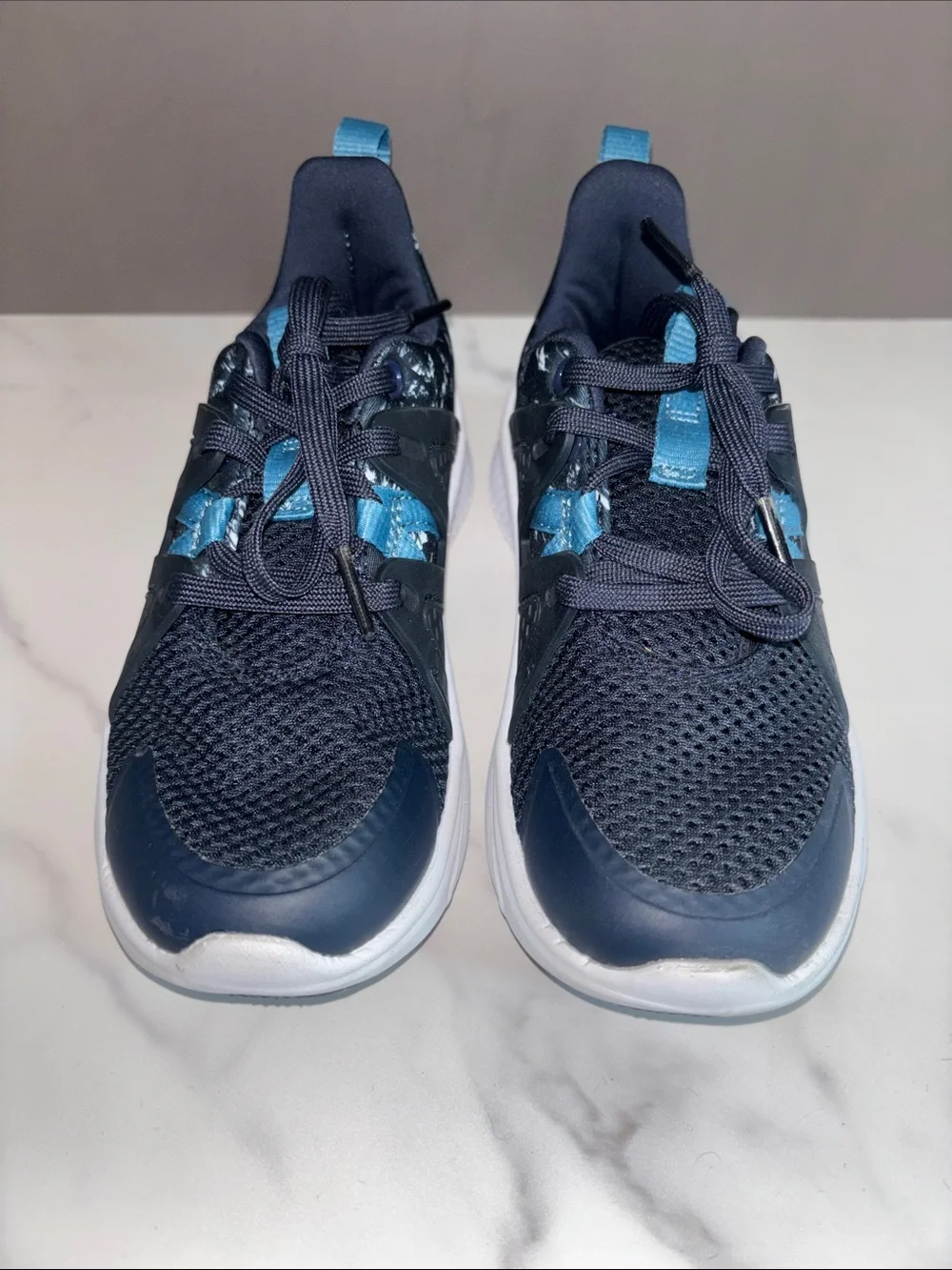 all in motion Kids Navy and Teal Athletic Sneakers
